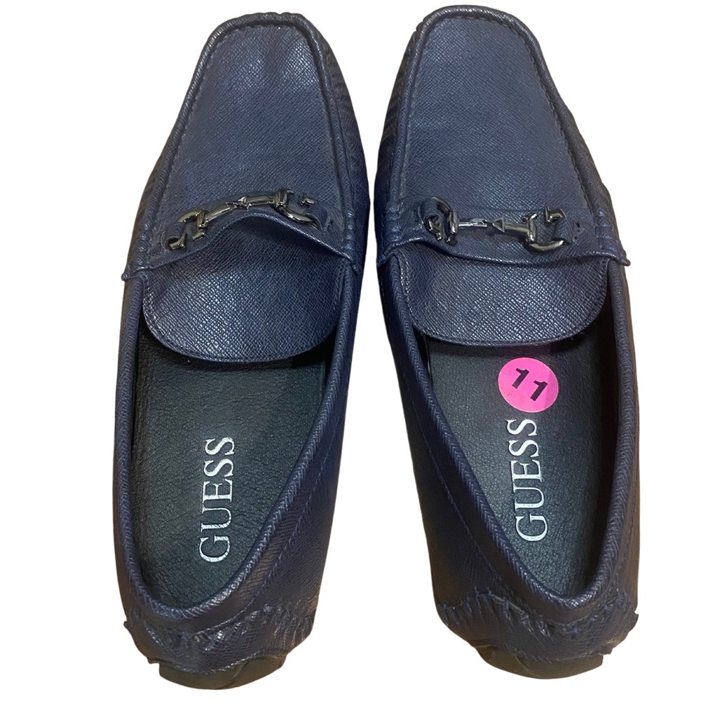 Guess |‎ Mens Navy Blue Loafers | Size 11